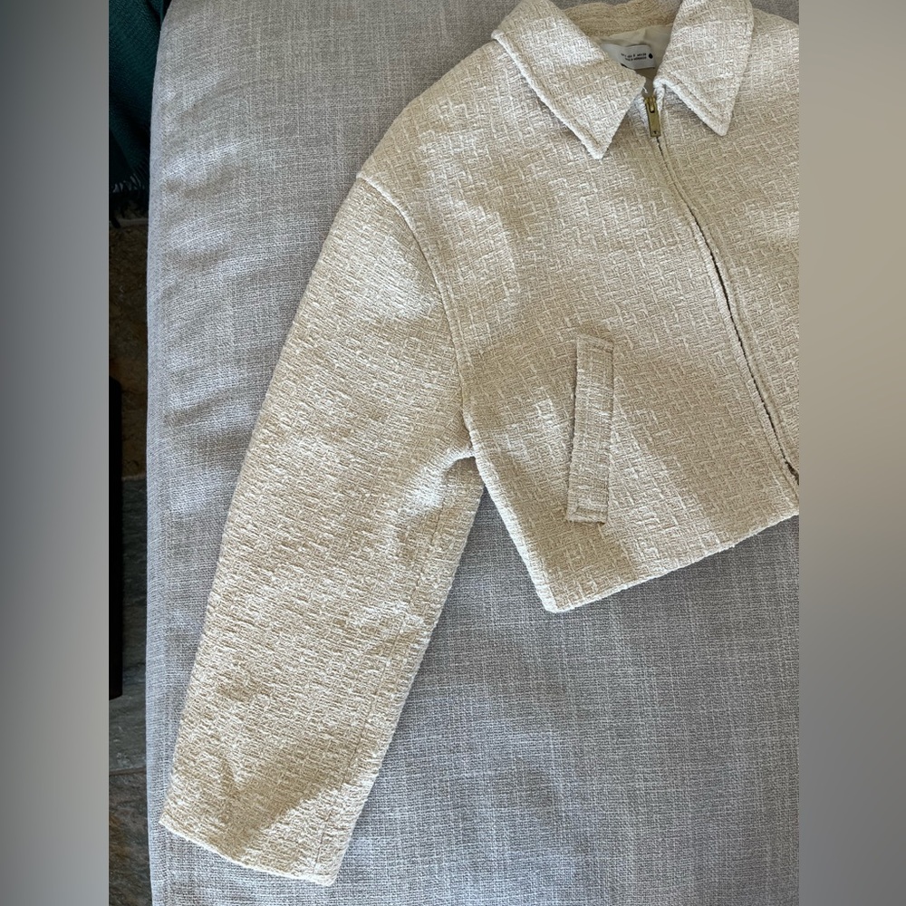 Tweed Cropped Jacket - Picture 3 of 8